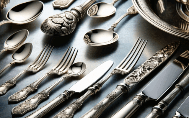 argent massif - Notre comptoir est spécialisée dans le rachat de couverts en argent massif et la reprise de bijoux argent.